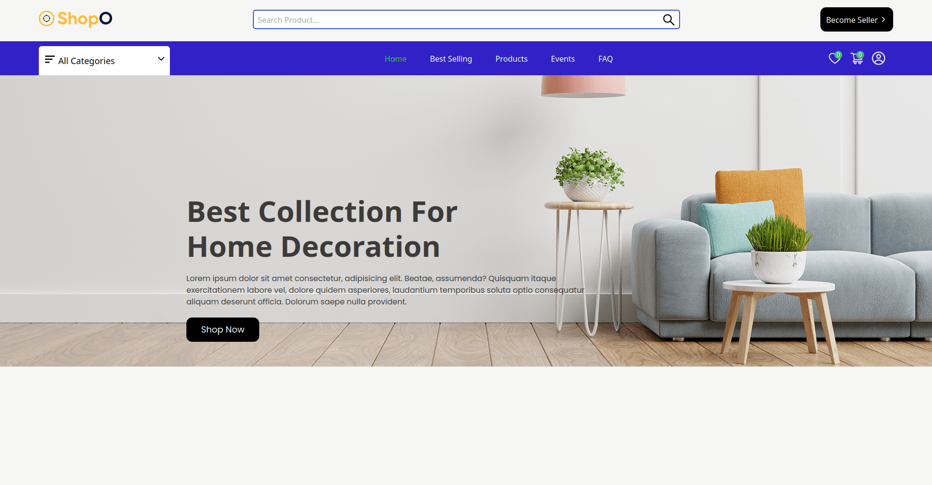 ShopO - E-commerce project