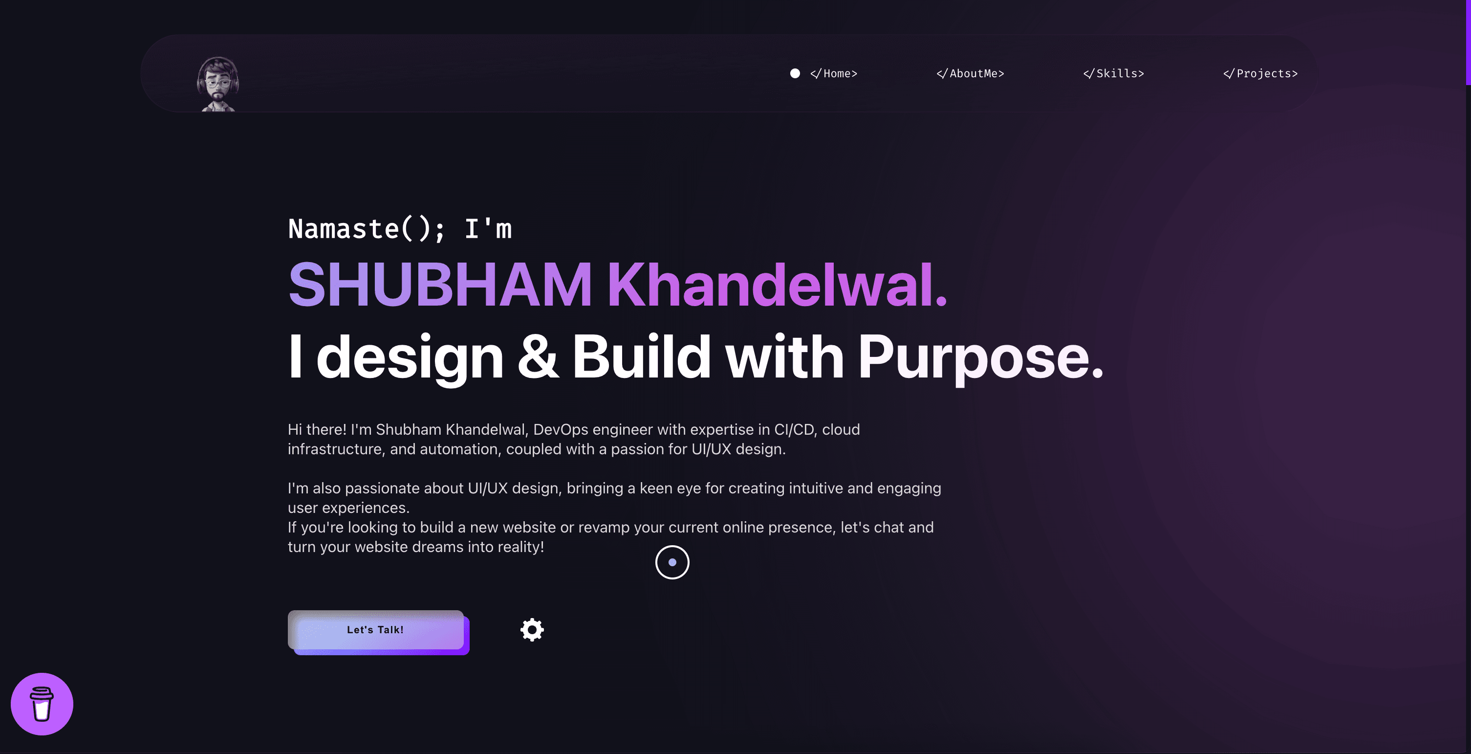 Shubham Portfolio - Portfolio project